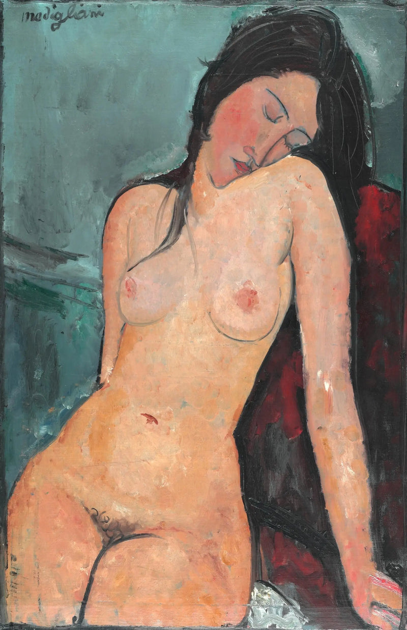 Nu zittend - Amedeo Modigliani
