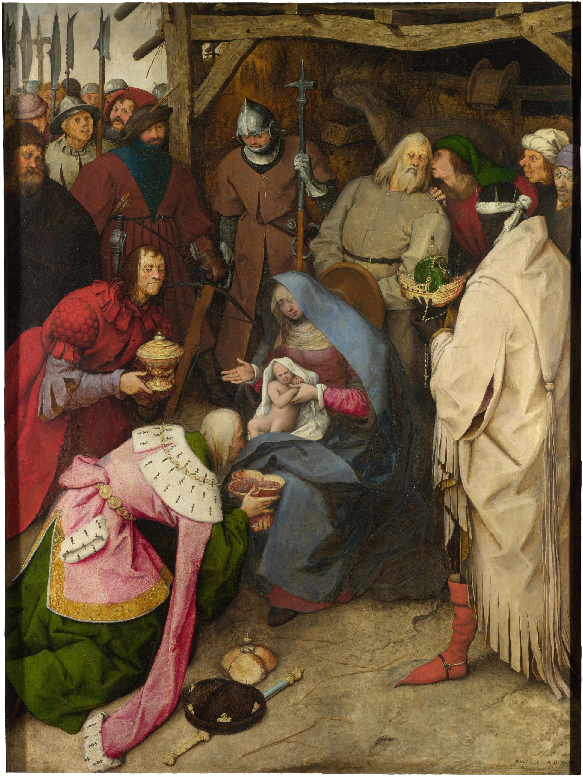 De Aanbidding van de Wijzen - Pieter Brueghel de Oude