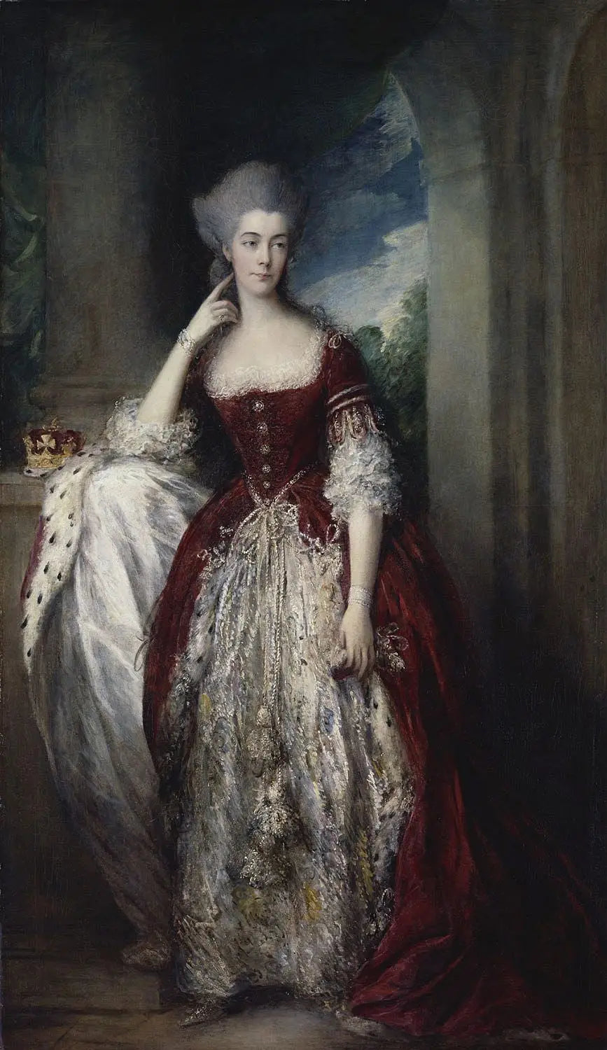 Anne duchesse de Cumberland (1743-1808) - Thomas Gainsborough - Alpha Reproduction