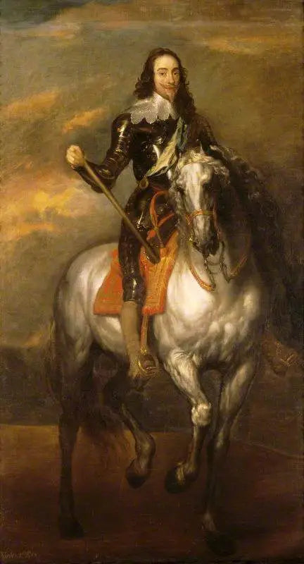Le roi Charles Ier (1600-1649) à cheval - Antoine van Dyck - Alpha Reproduction