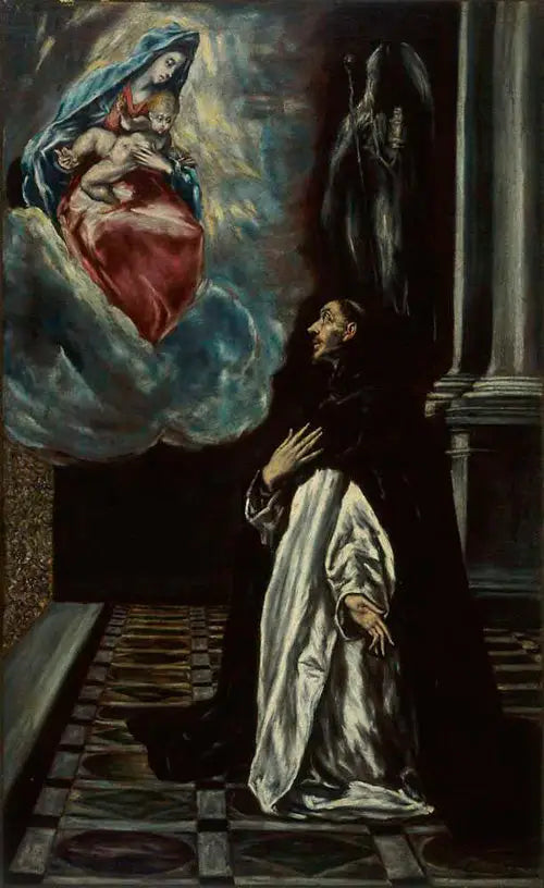 De verschijning van de Maagd in Sint Hyacinthus - El Greco