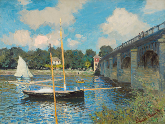 De Brug bij Argenteuil – Monet 1874