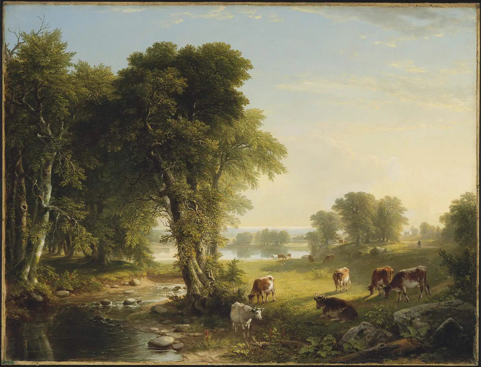 Le ruisseau babillant - Asher Brown Durand - Alpha Reproduction