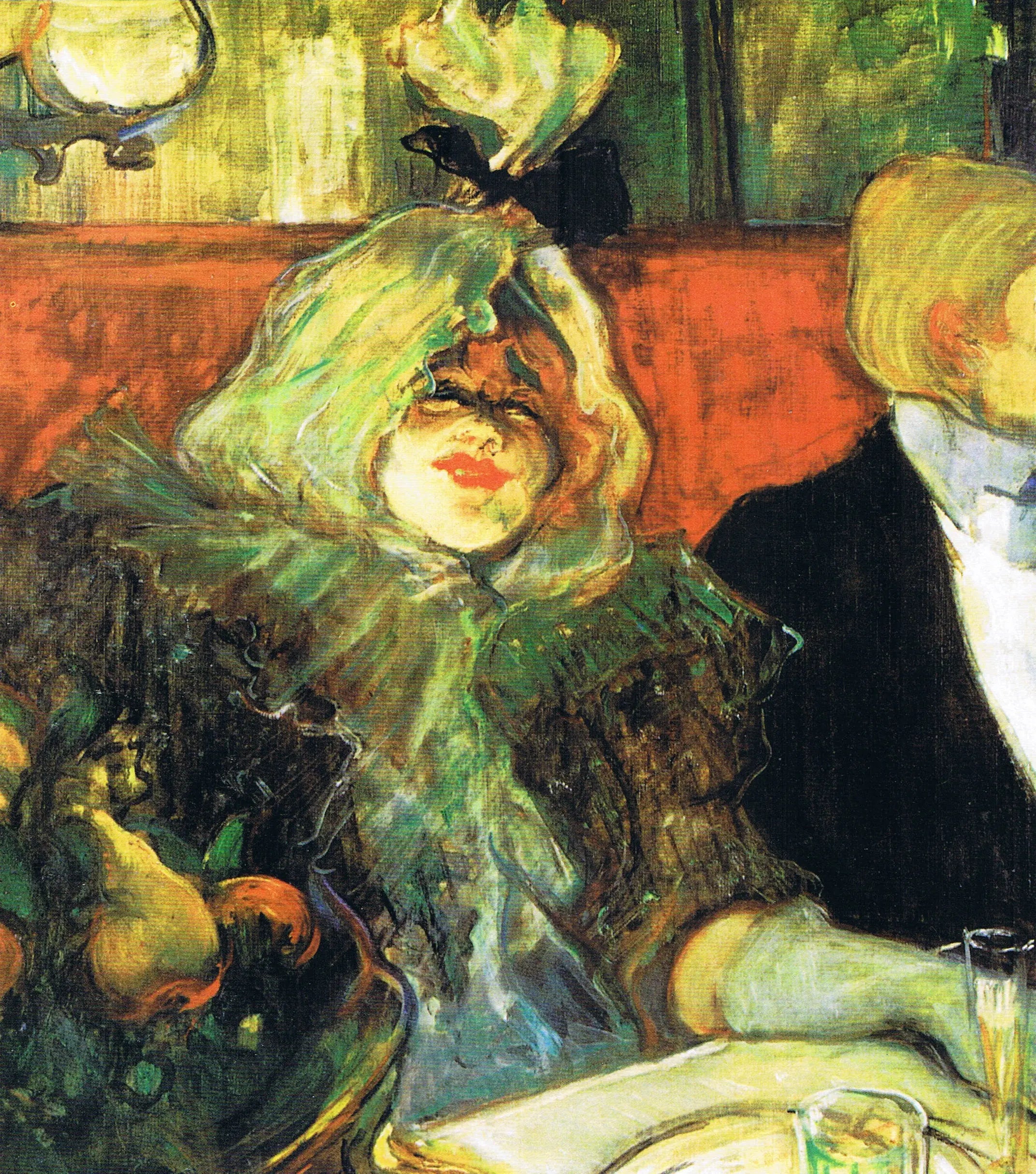 Reproduction du tableau « Le Salon privé - Henri de Toulouse-Lautrec » par Alpha Reproduction en peinture à l’huile
