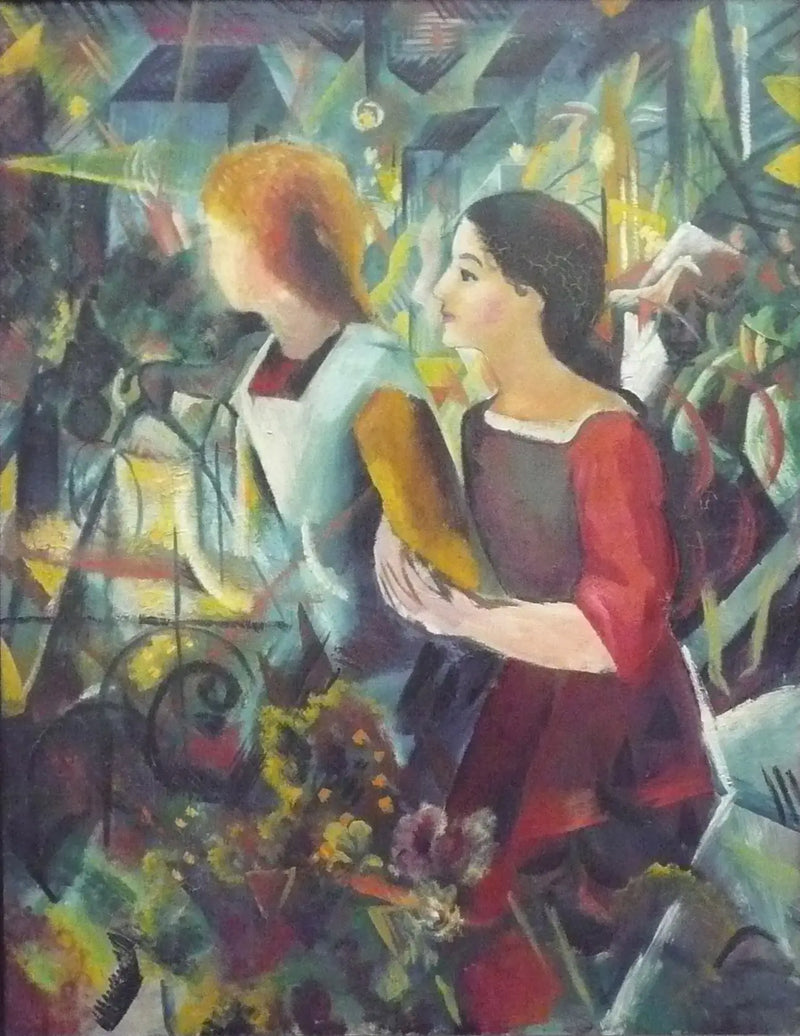 Twee meisjes - August Macke