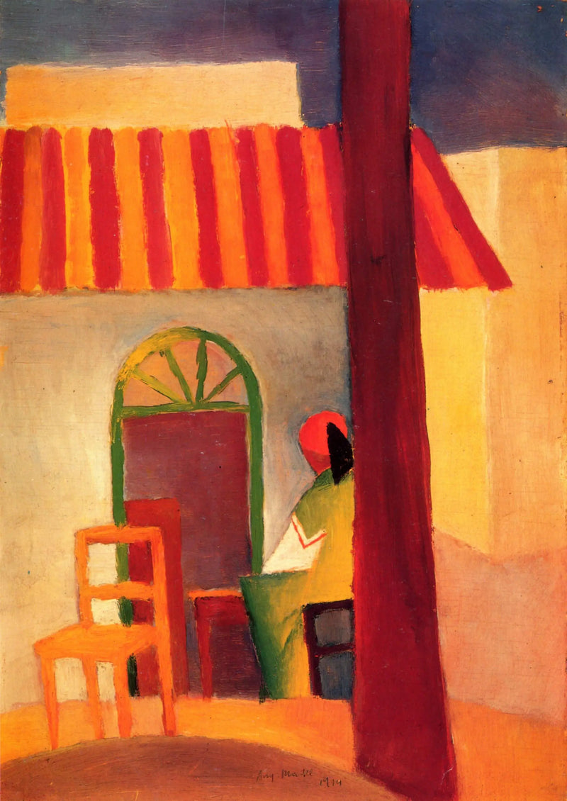 Turkse koffie - August Macke