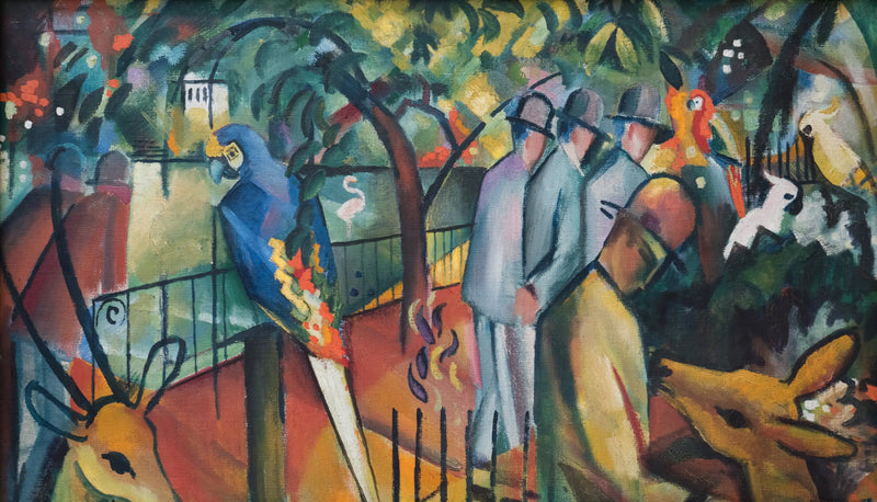 Dierentuin I - August Macke
