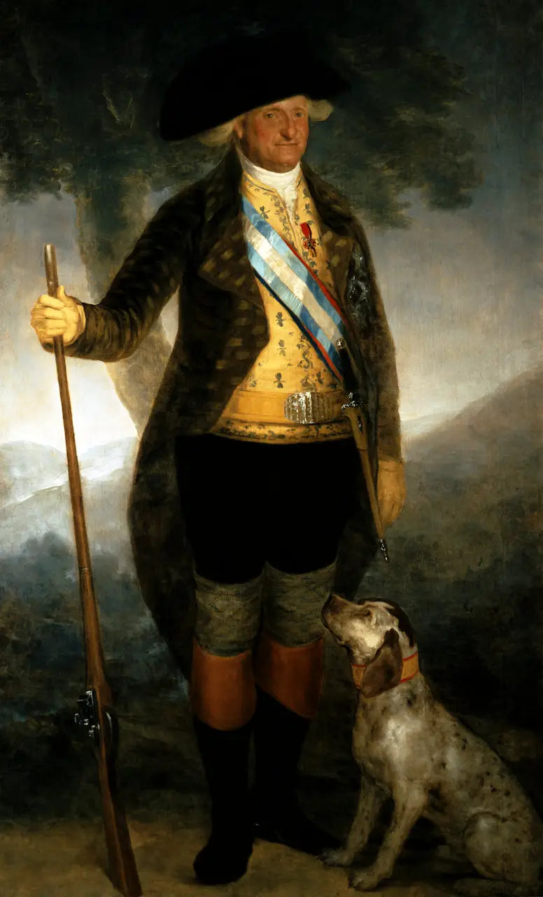 Reproduction du tableau « Portrait de Charles IV, roi d'Espagne - Francisco de Goya » par Alpha Reproduction en peinture à l’huile