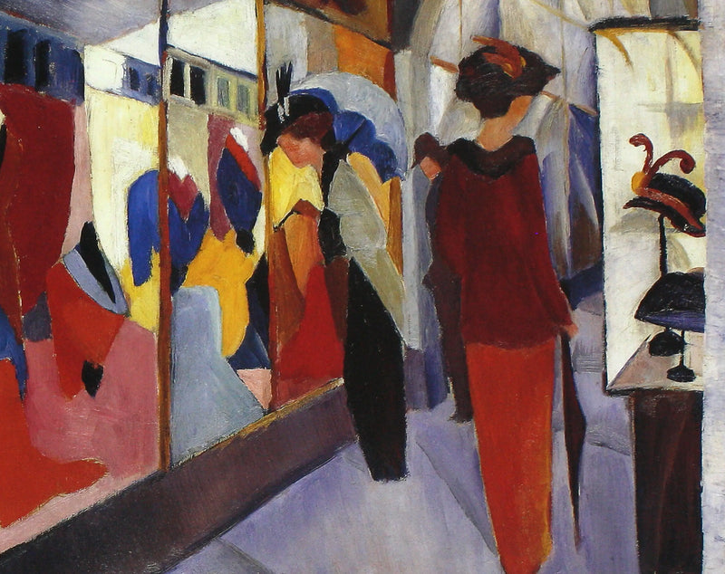 De modewinkel - August Macke