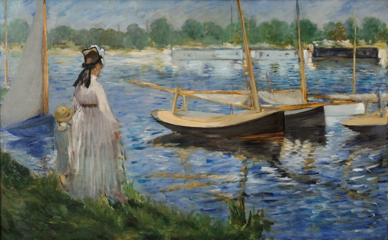Oever van de Seine bij Argenteuil - Édouard Manet