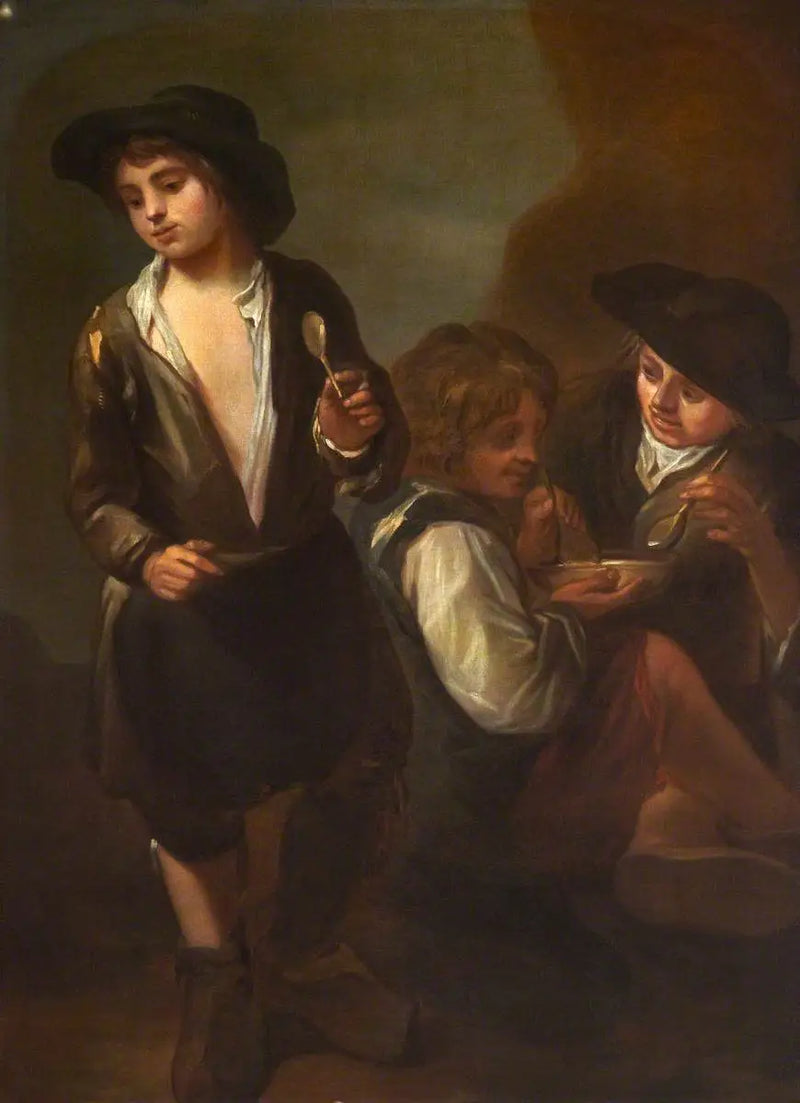 De straatjongens eten (diptyque, links paneel) - Bartolomé Esteban Murillo

Source:
Les gamins des rues mangent (diptyque, panneau de gauche) - Bartolomé Esteban Murillo