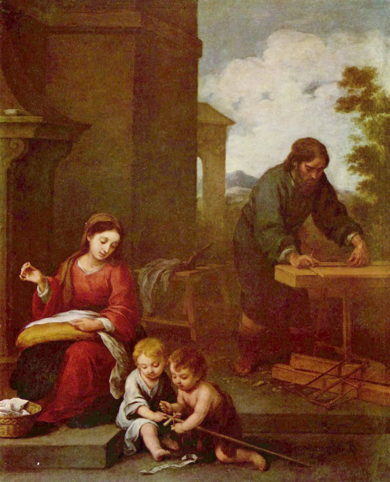 Heilige Familie met Sint-Jan de Doper - Bartolomé Esteban Murillo

Source:
Sainte Famille avec saint Jean-Baptiste - Bartolomé Esteban Murillo