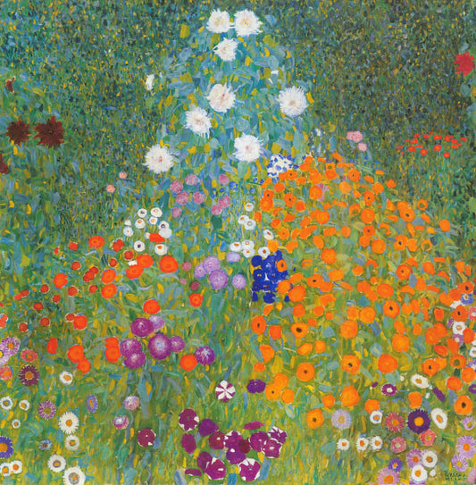 🌸🎨 Cottage Tuin – Gustav Klimt (rond 1907)