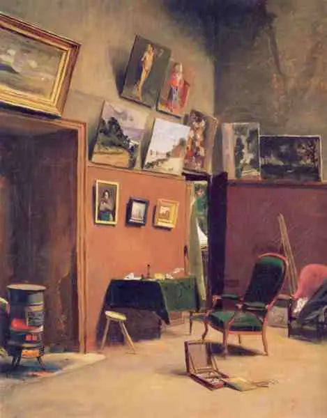 Atelier van de Furstenbergstraat - Frédéric Bazille