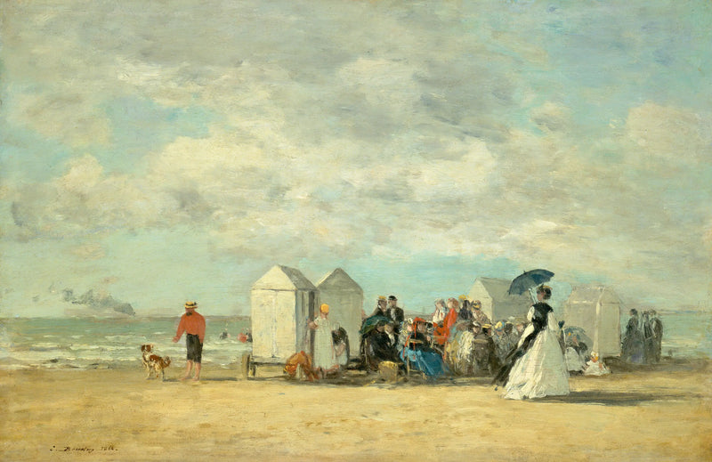 Strandscène - Eugène Boudin