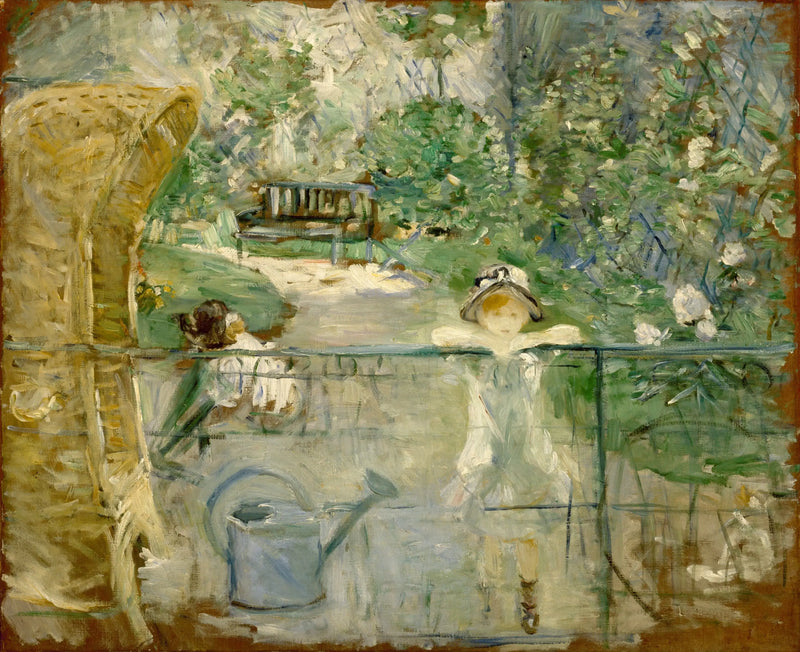 De mandstoel - Berthe Morisot