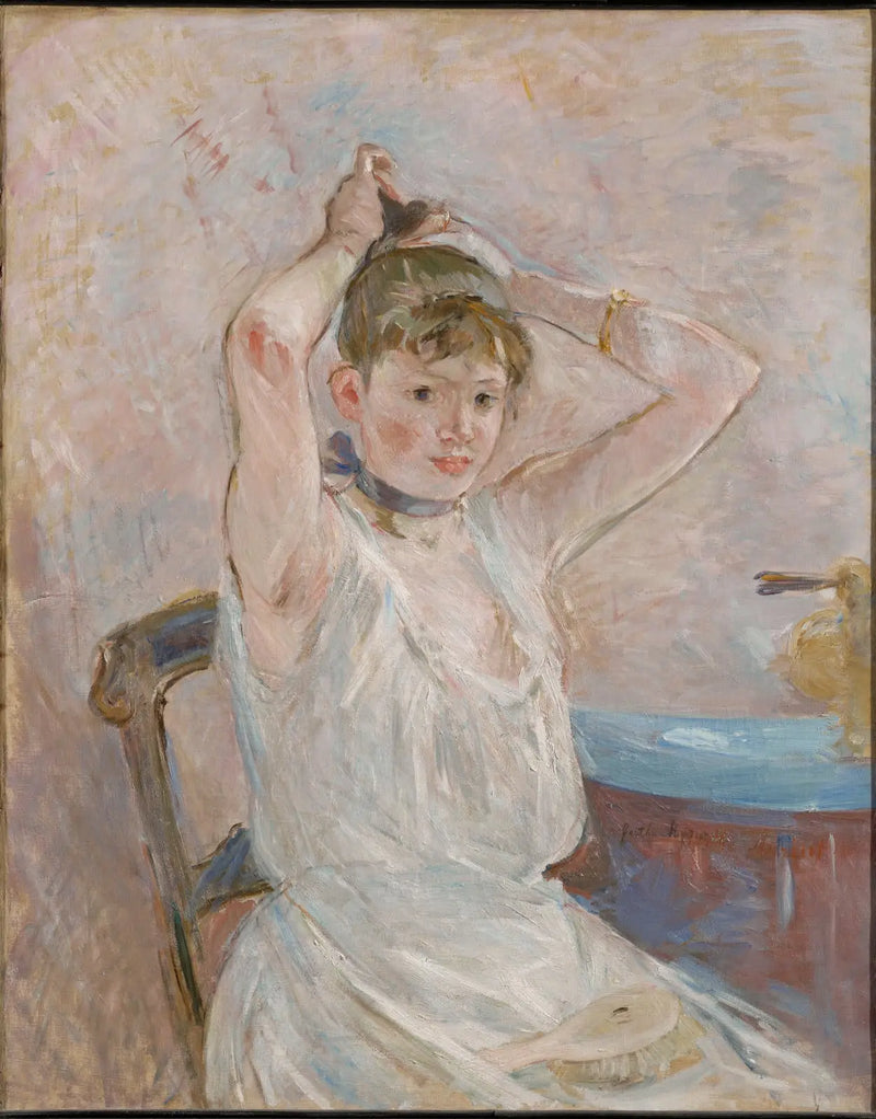 Het bad - Berthe Morisot