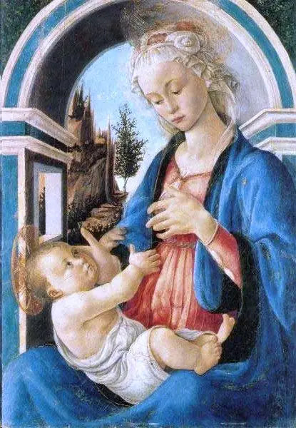 De Maagd met het Kind - Sandro Botticelli