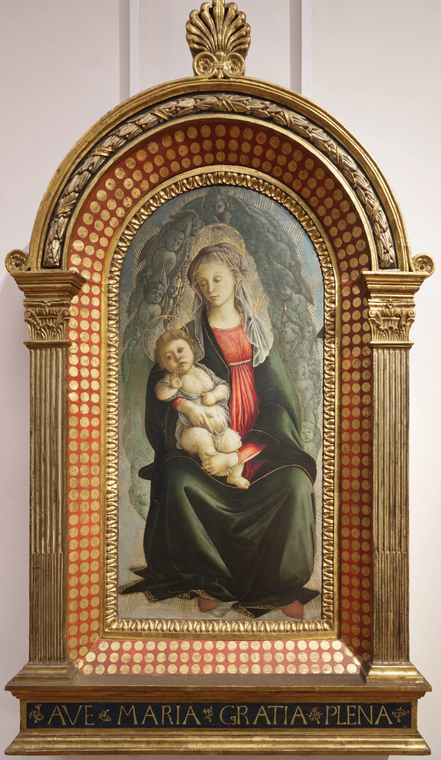 La Vierge et l’Enfant dans une gloire de séraphins - Sandro Botticelli - Alpha Reproduction