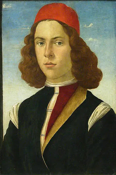 Portret van een jonge man - Sandro Botticelli