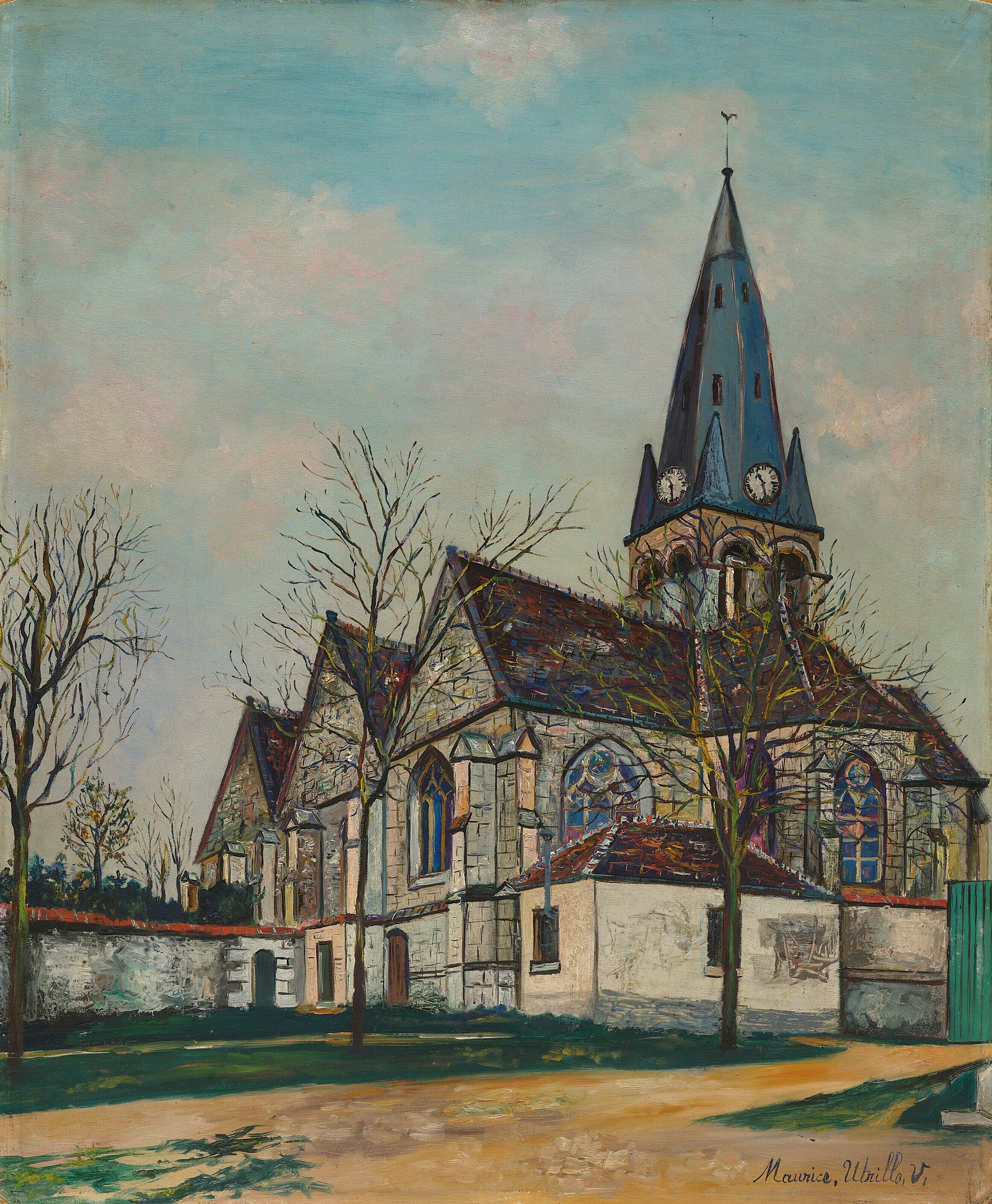 Église de Marolles (Aisne) - Maurice Utrillo