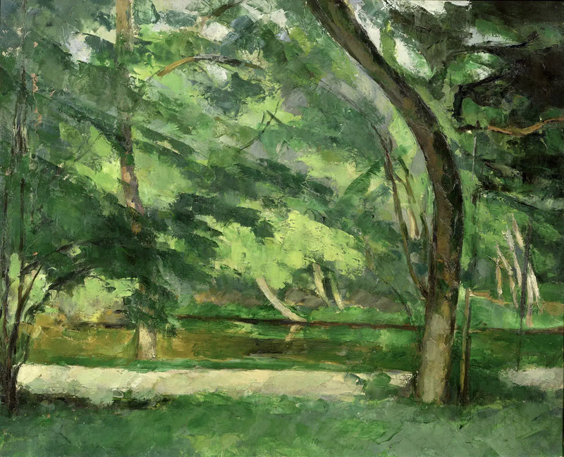 De Vijver van de Zusters in Osny, nabij Pontoise - Paul Cézanne