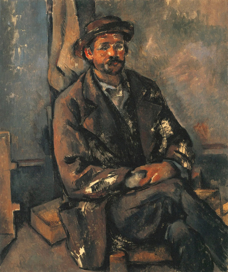 Zittende boer - Paul Cézanne