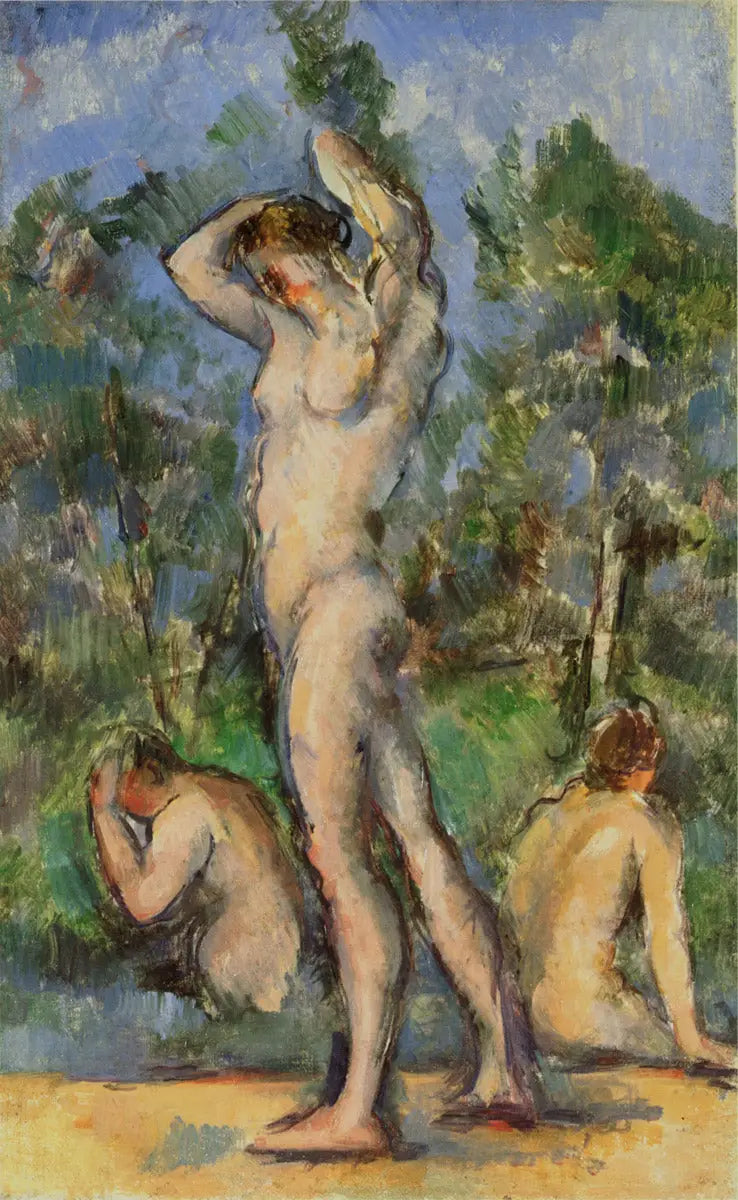 Het bad - Paul Cézanne