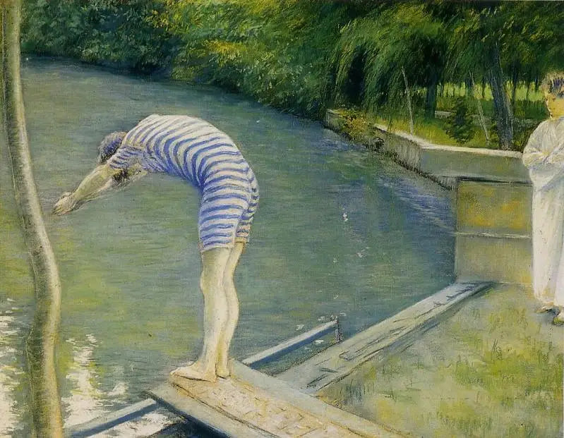 De Zwemmer - Gustave Caillebotte