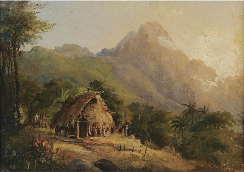 Hut in een berglandschap, Galipan - Camille Pissarro