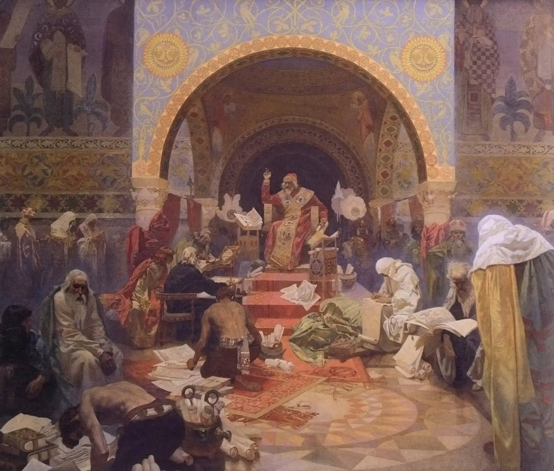 Simeon, tsaar van de Bulgaren - Alphonse Mucha