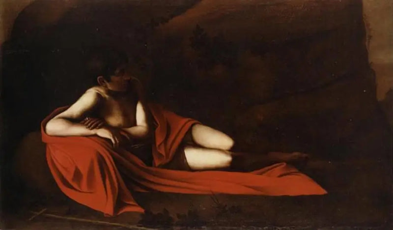 Liggende Johannes de Doper - Caravaggio