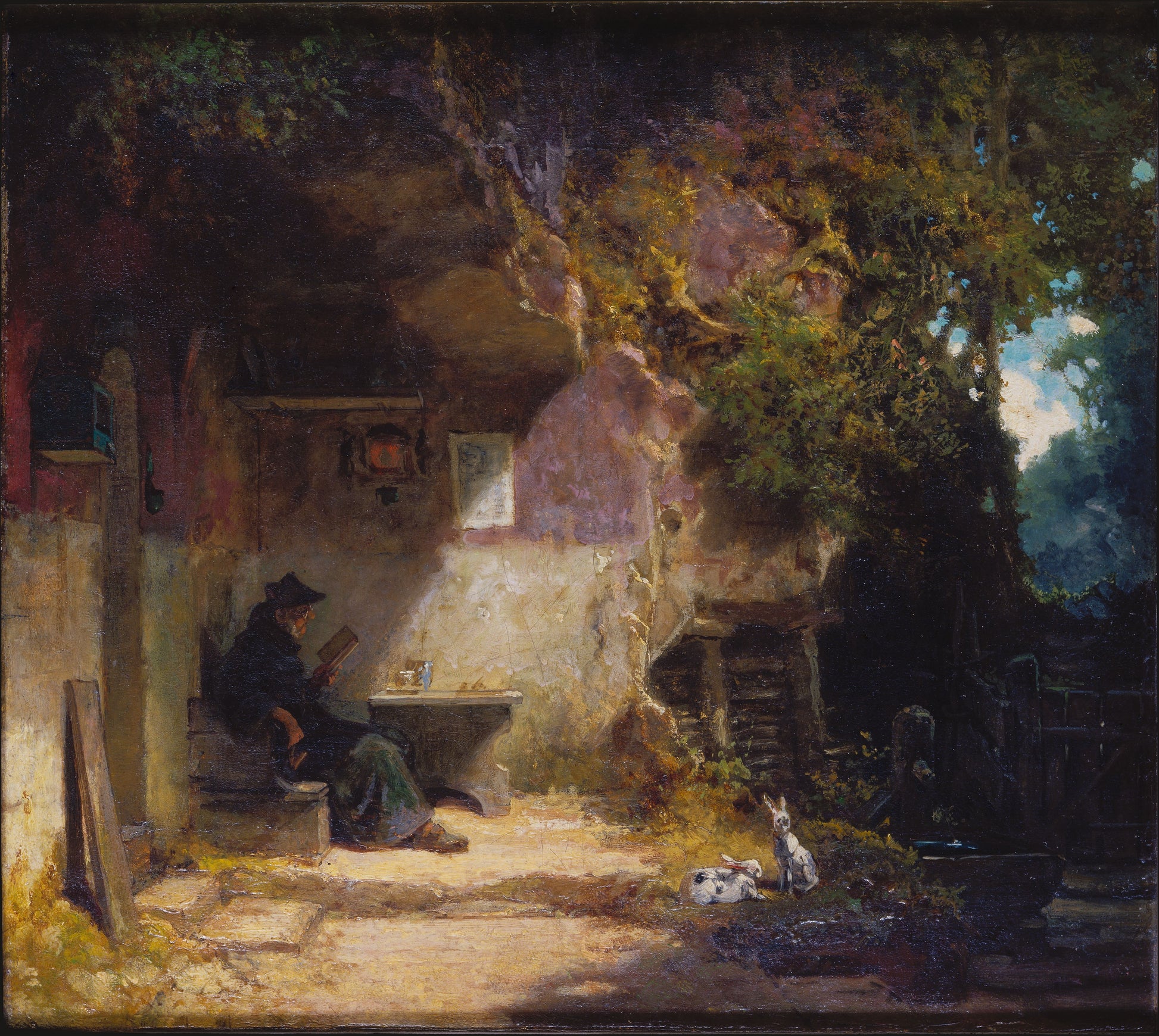 De Eremiet voor zijn retraite - Carl Spitzweg