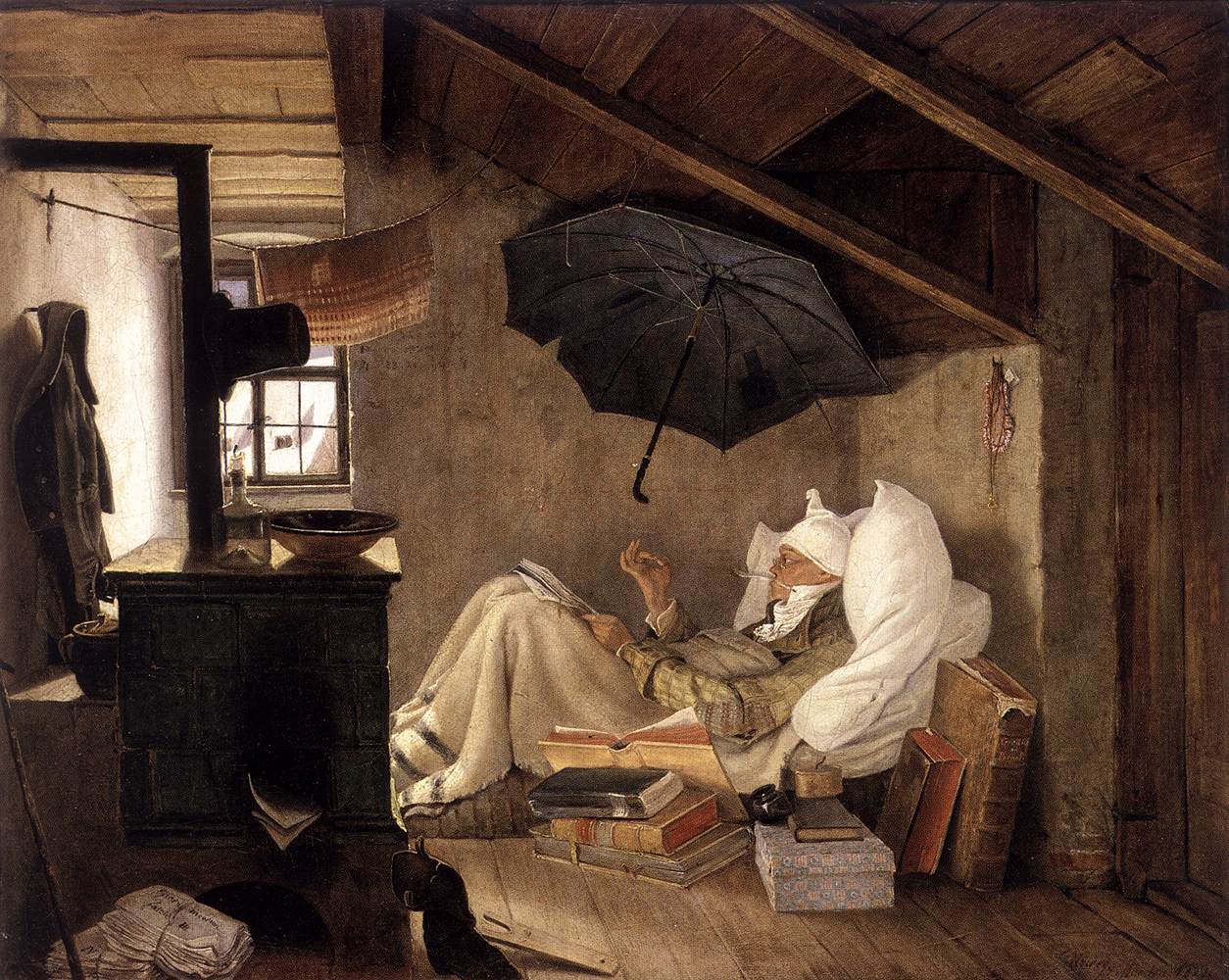 De arme dichter - Carl Spitzweg