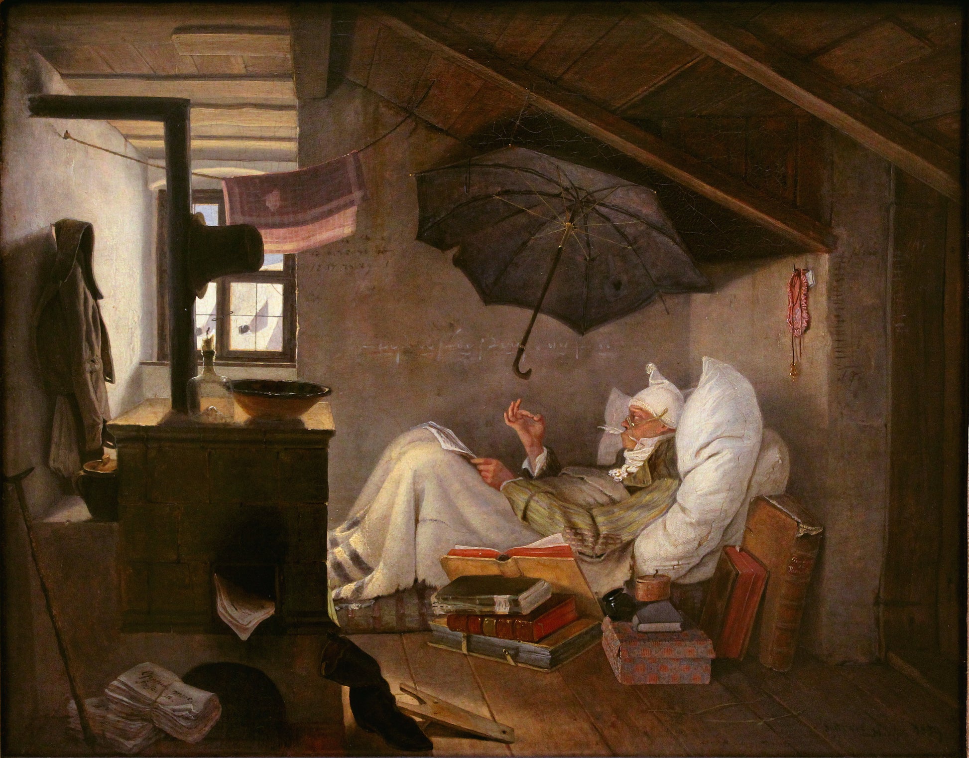 De Arme Dichter - Carl Spitzweg