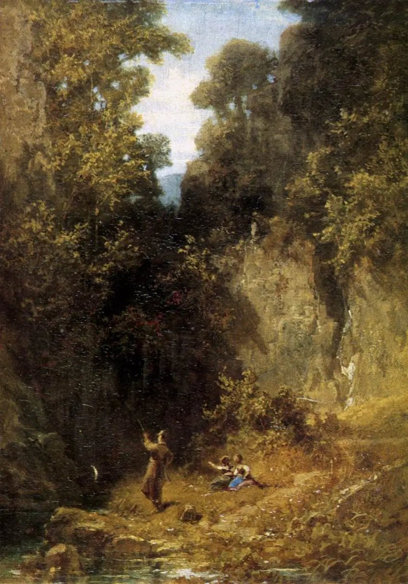 De visser - Carl Spitzweg