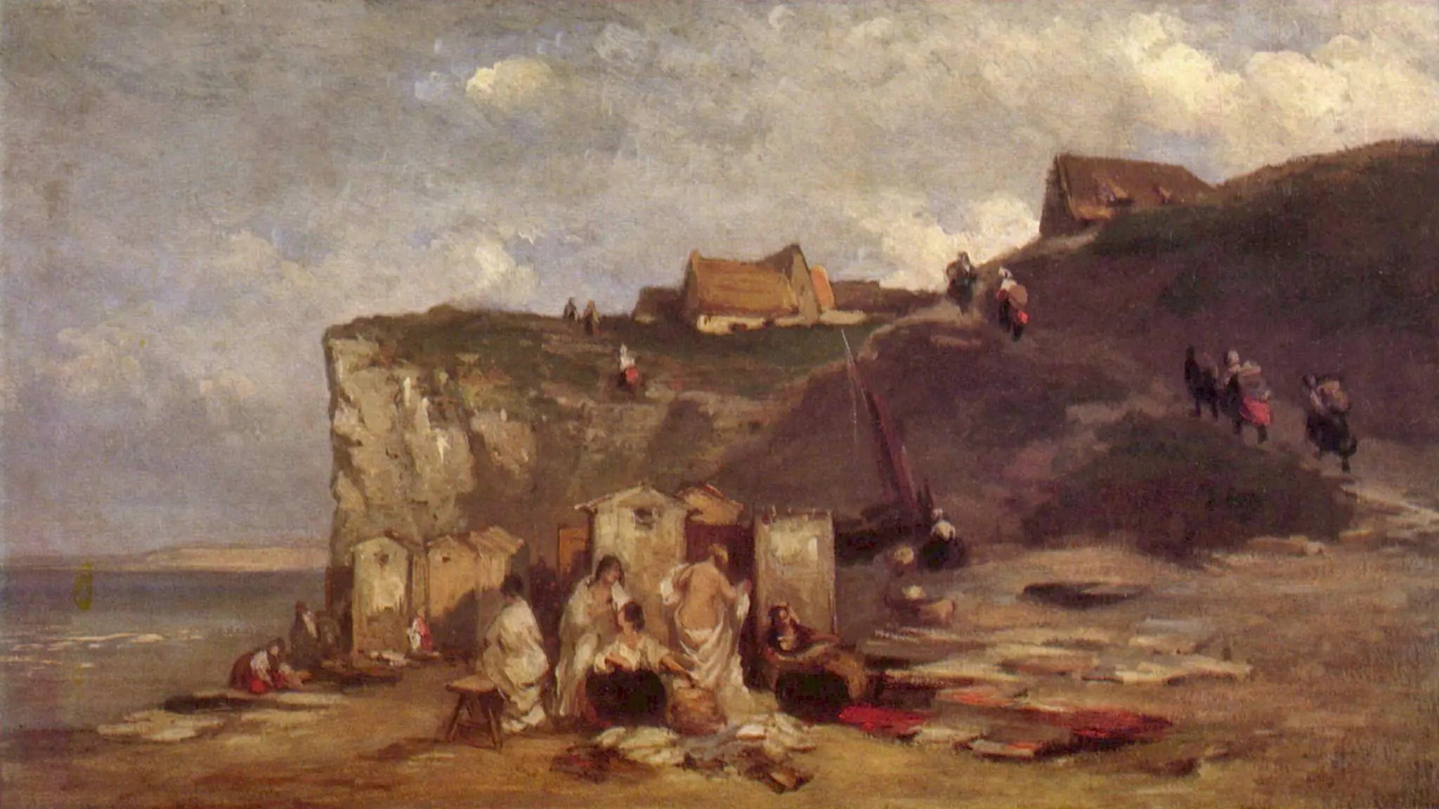 Bain de femme à Dieppe III - Carl Spitzweg - Alpha Reproduction