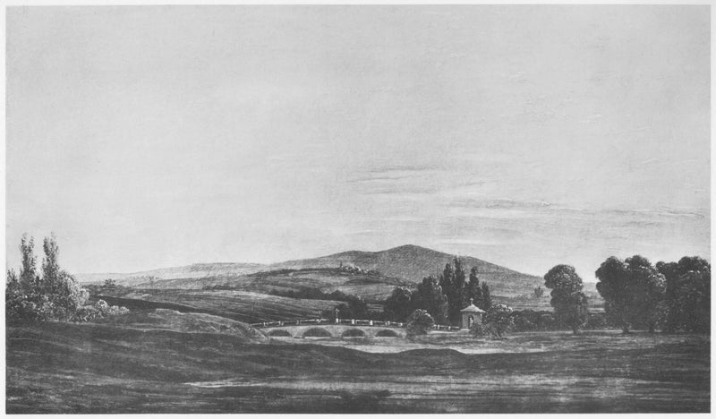 Landschap in het Massief der Reuzen - Caspar David Friedrich