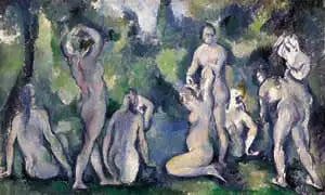 Groep baders - Paul Cézanne