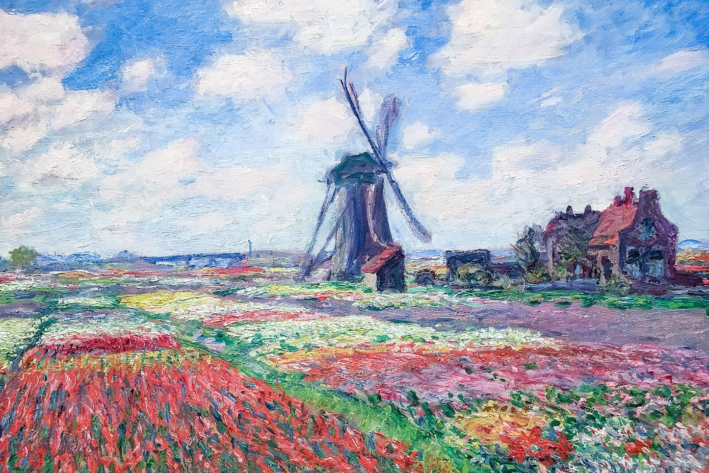 Tulpenvelden in Nederland – Claude Monet (1886)