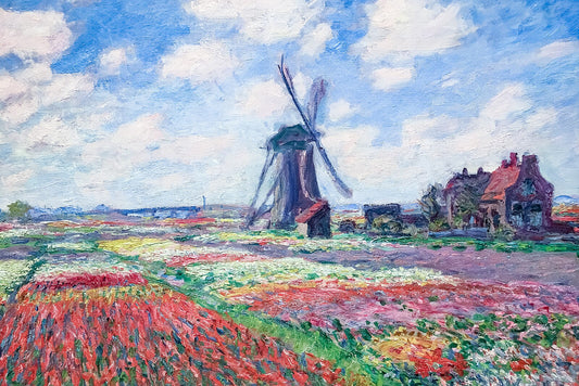 Tulpenvelden in Nederland – Claude Monet (1886)