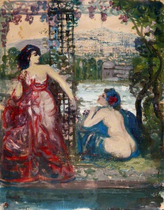 Le treillis - Charles Conder - Alpha Reproduction