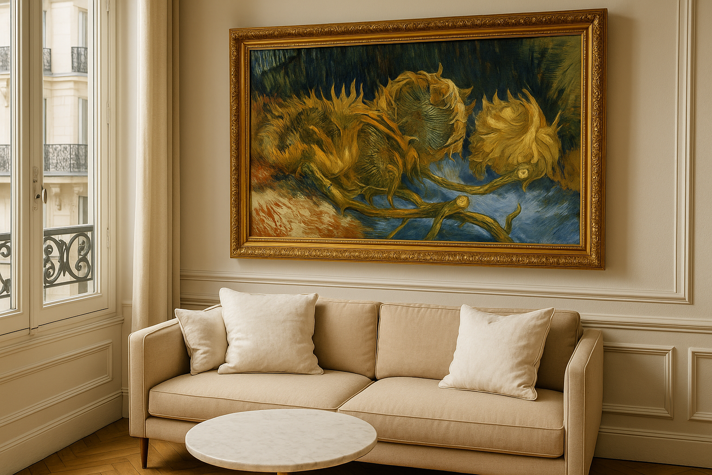 🌻 Vier verwelkte zonnebloemen – Vincent van Gogh (1887)
