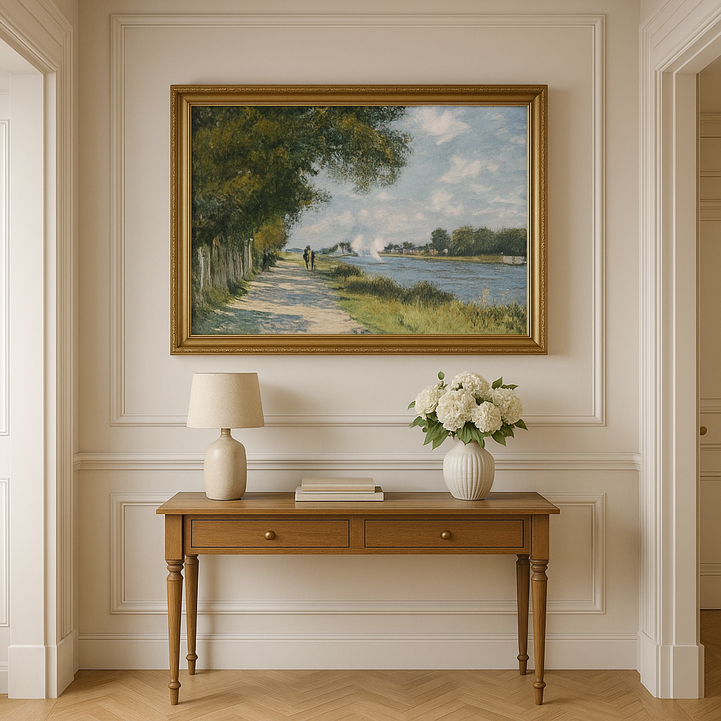 🌿 De Seine bij Argenteuil – Claude Monet (rond 1874)