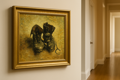 🥾 Een paar schoenen – Vincent van Gogh (1886)