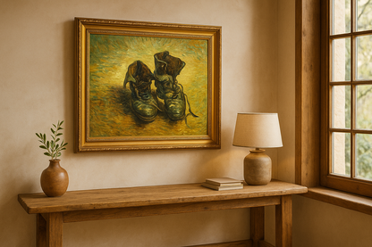 🥾 Een paar schoenen – Vincent van Gogh (1886)