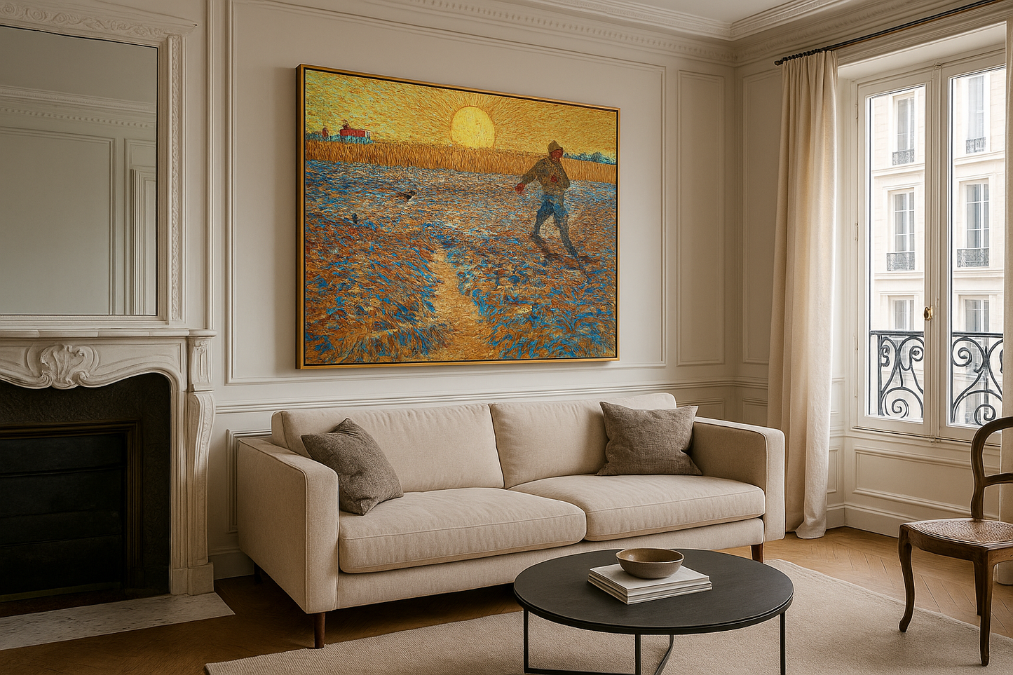 🖼️ De Zaaier bij zonsondergang – Vincent van Gogh (juni 1888)