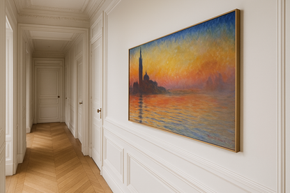 "Saint-Georges Majeur bij Schemering" van Claude Monet (1908)