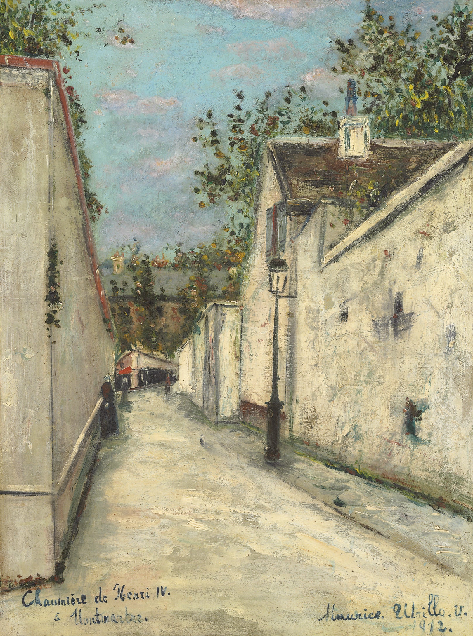Chaumière de Henri IV à Montmartre - Maurice Utrillo