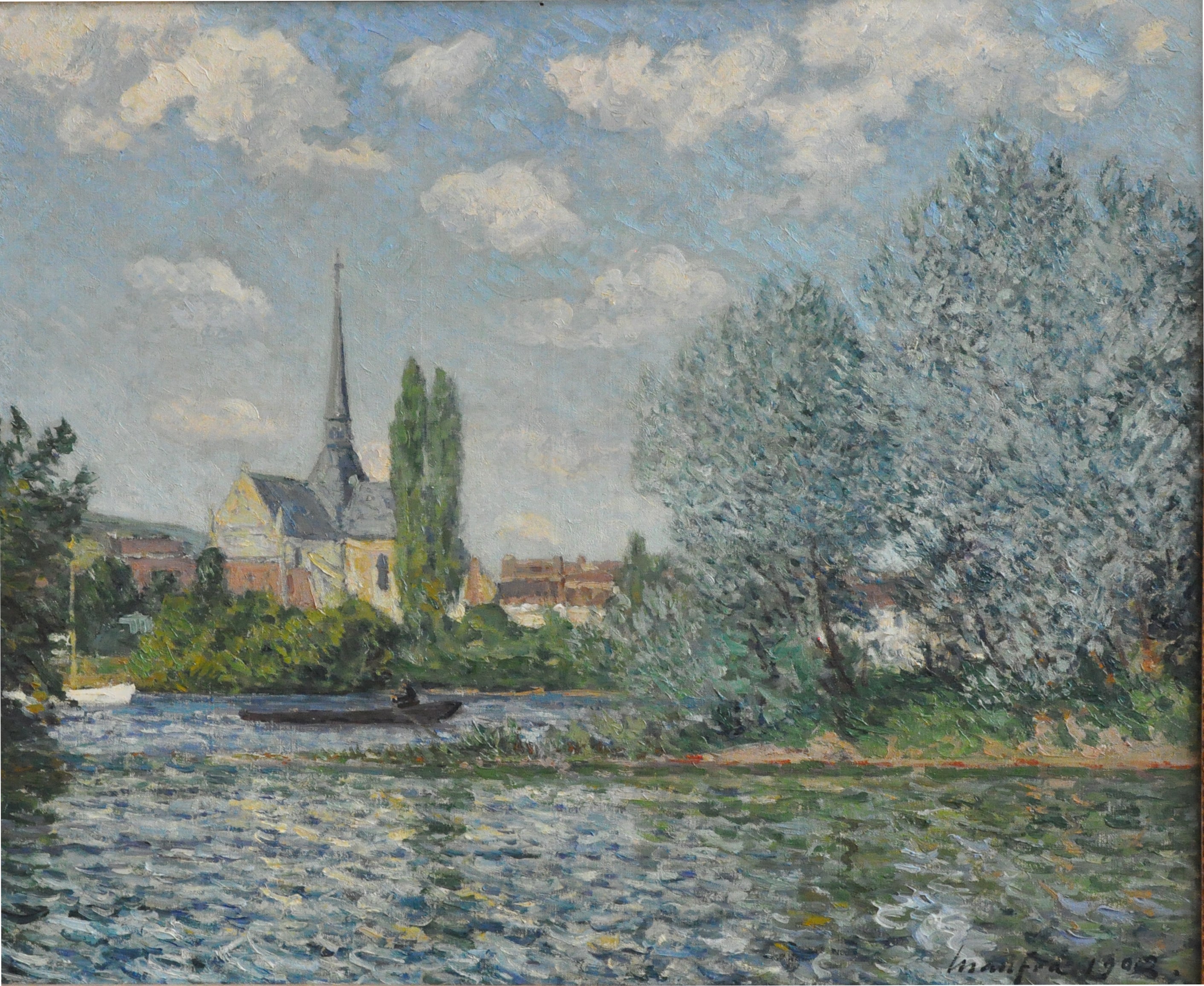 L’Église du Petit-Andelys - Maxime Maufra - Alpha Reproduction